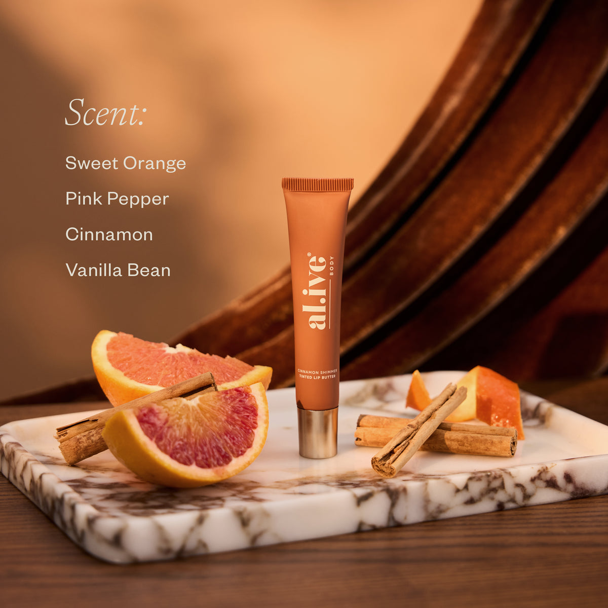 Lip Butter Ornament - Cinnamon & Citrus