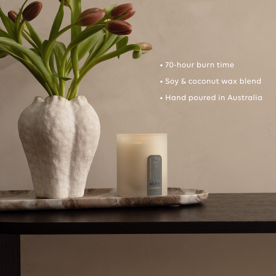 SOY CANDLE - COCONUT & WILD ORANGE
