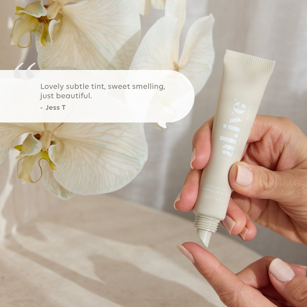 TINTED LIP BUTTER - NUDE COCONUT