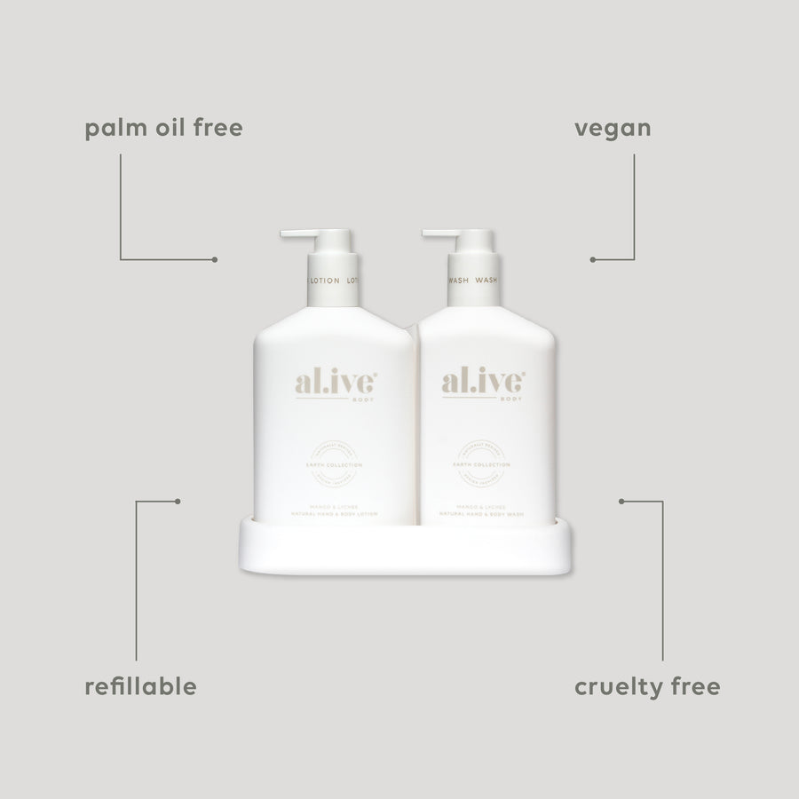 Bathroom Duo Wash + Lotion - Mango & Lychee