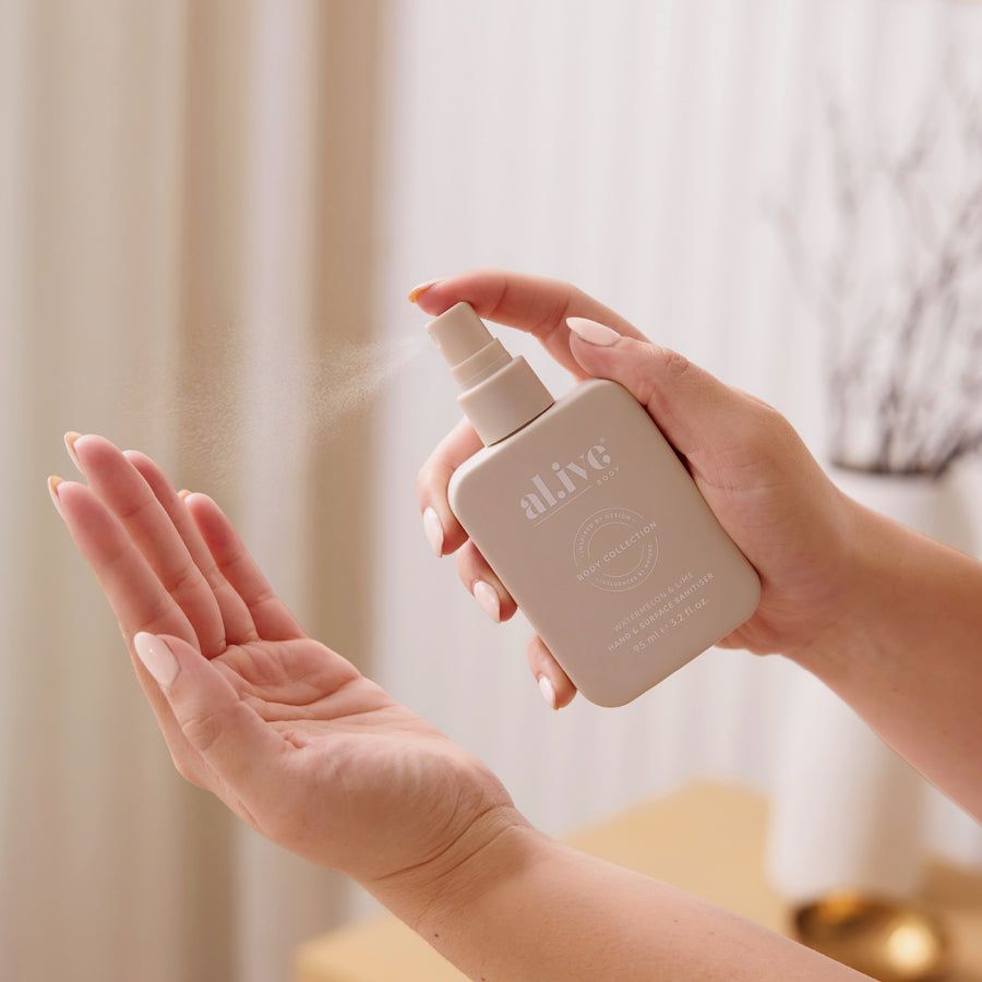 HAND & SURFACE SANITISER SPRAY - WATERMELON & LIME
