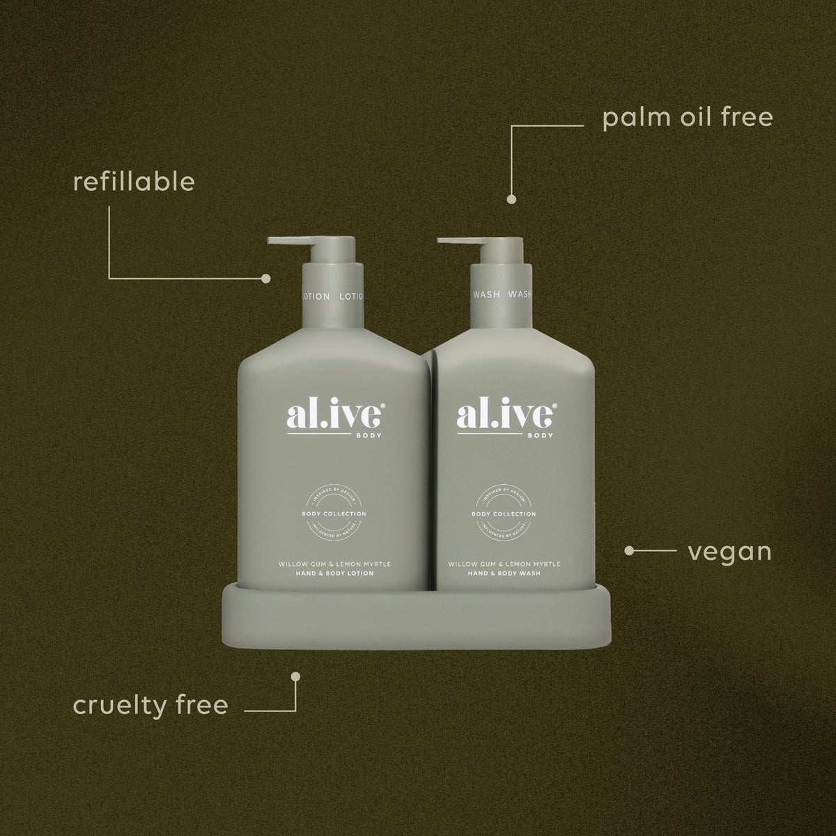 Bathroom Duo - Willow Gum & Lemon Myrtle
