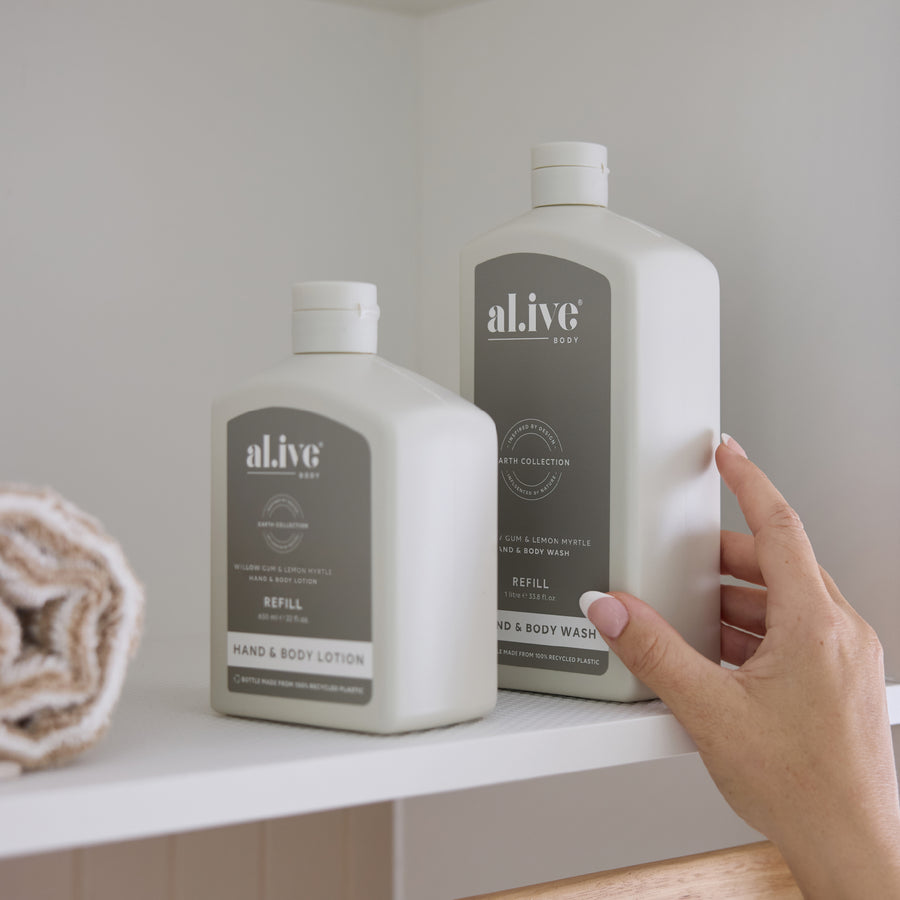 1 L WASH REFILL - WILLOW GUM & LEMON MYRTLE
