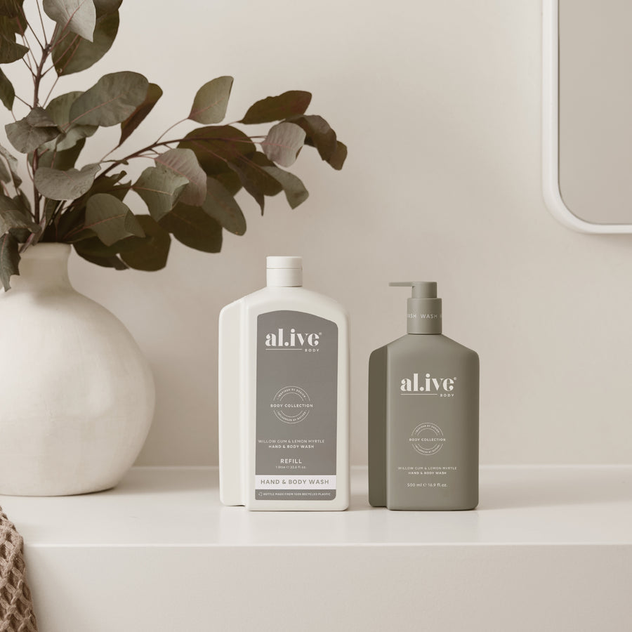 1 L WASH REFILL - WILLOW GUM & LEMON MYRTLE