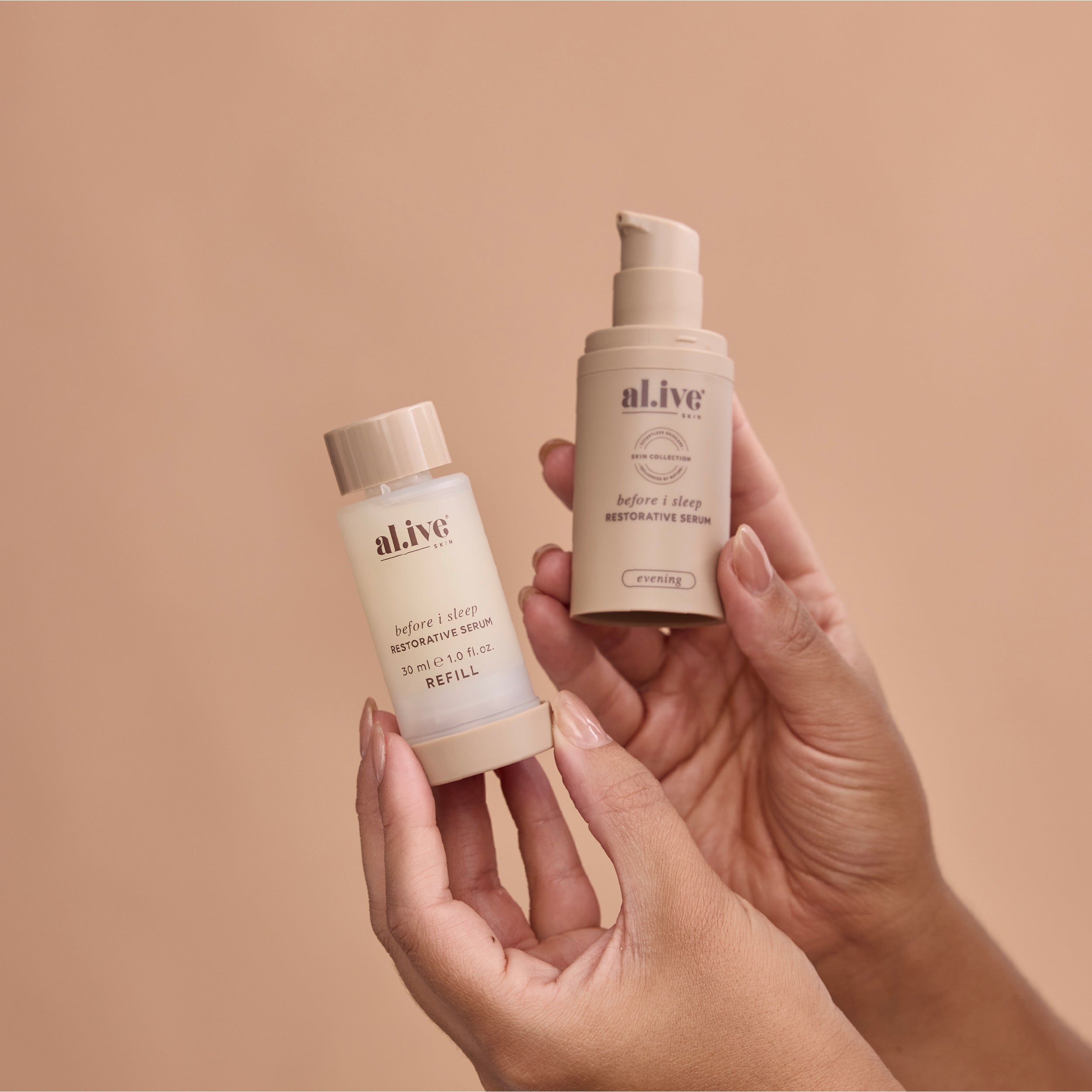 BEFORE I SLEEP, RESTORATIVE SERUM REFILL - al.ive body
