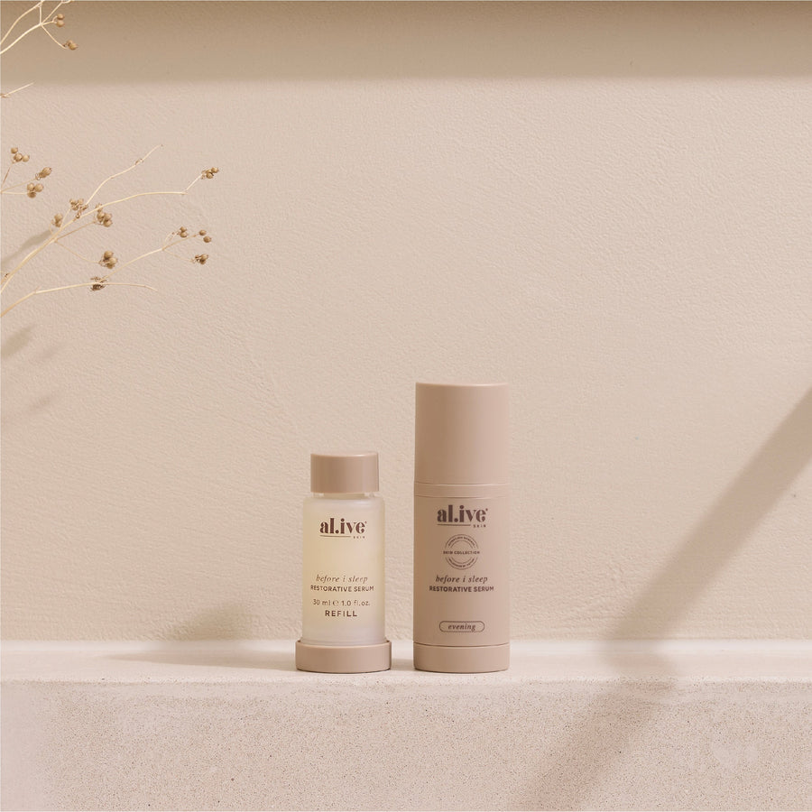 BEFORE I SLEEP, RESTORATIVE SERUM REFILL - al.ive body