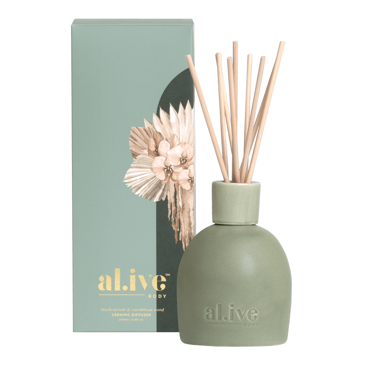 BLACKCURRANT & CARIBBEAN WOOD DIFFUSER - al.ive body