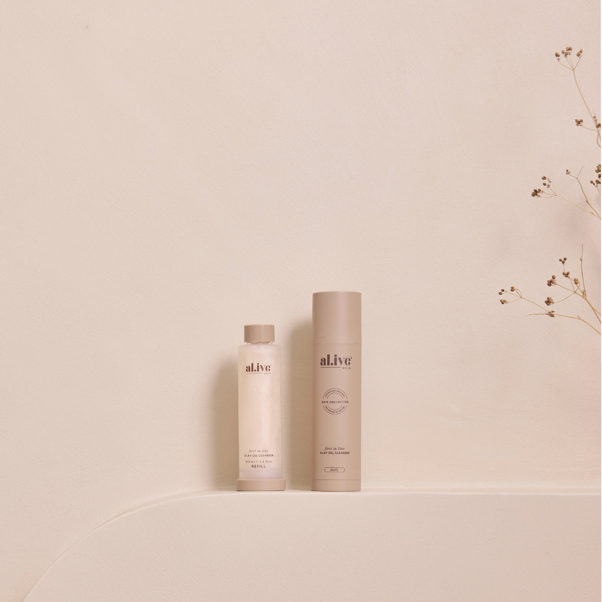 FIRST IN LINE, SILKY GEL CLEANSER REFILL - al.ive body