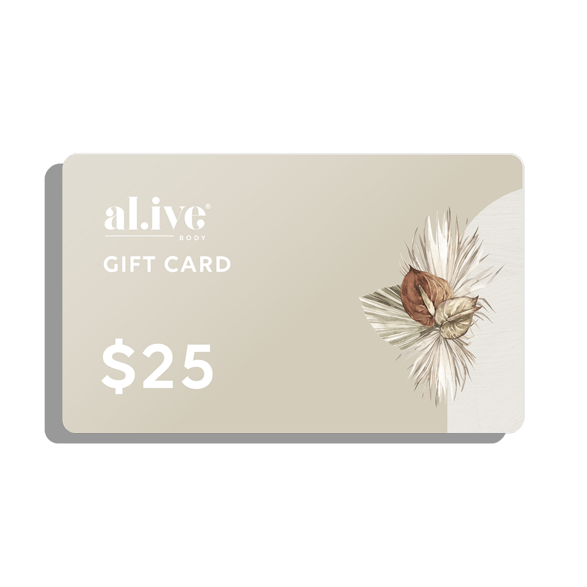 GIFT CARDS - al.ive body