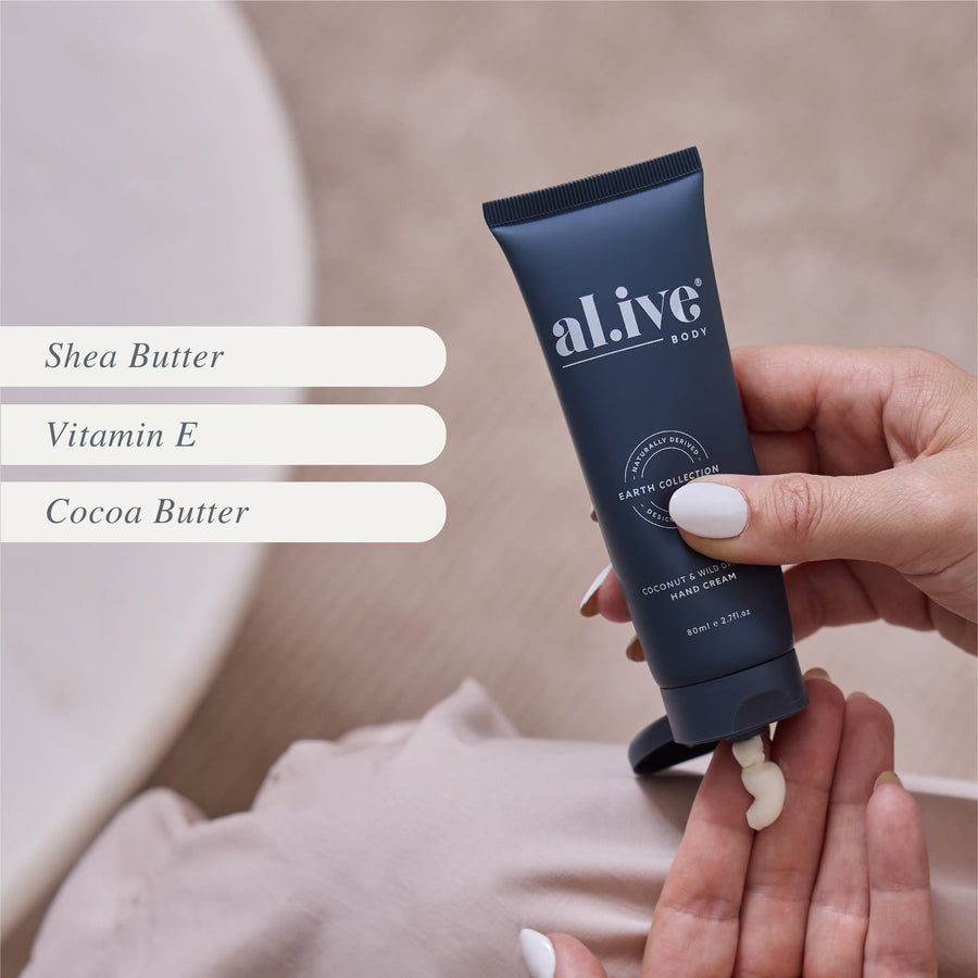 HAND CREAM - COCONUT & WILD ORANGE - al.ive body