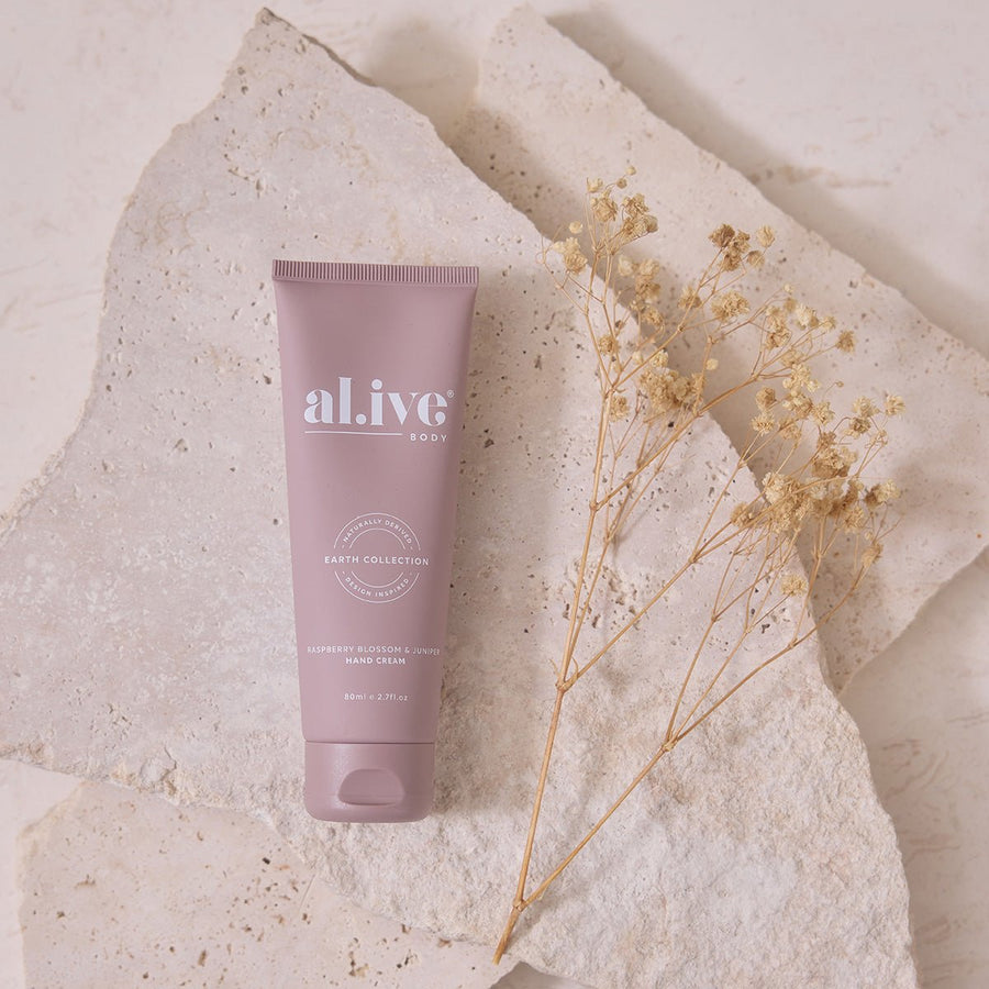 HAND CREAM - RASPBERRY BLOSSOM & JUNIPER - al.ive body