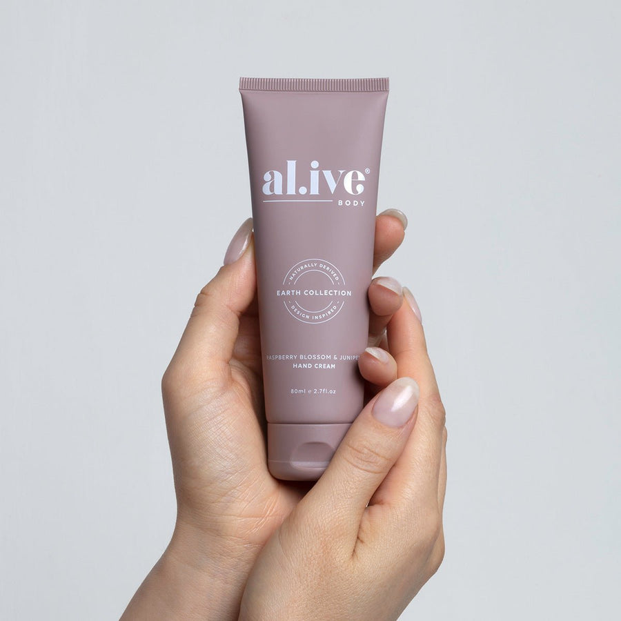 HAND CREAM - RASPBERRY BLOSSOM & JUNIPER - al.ive body