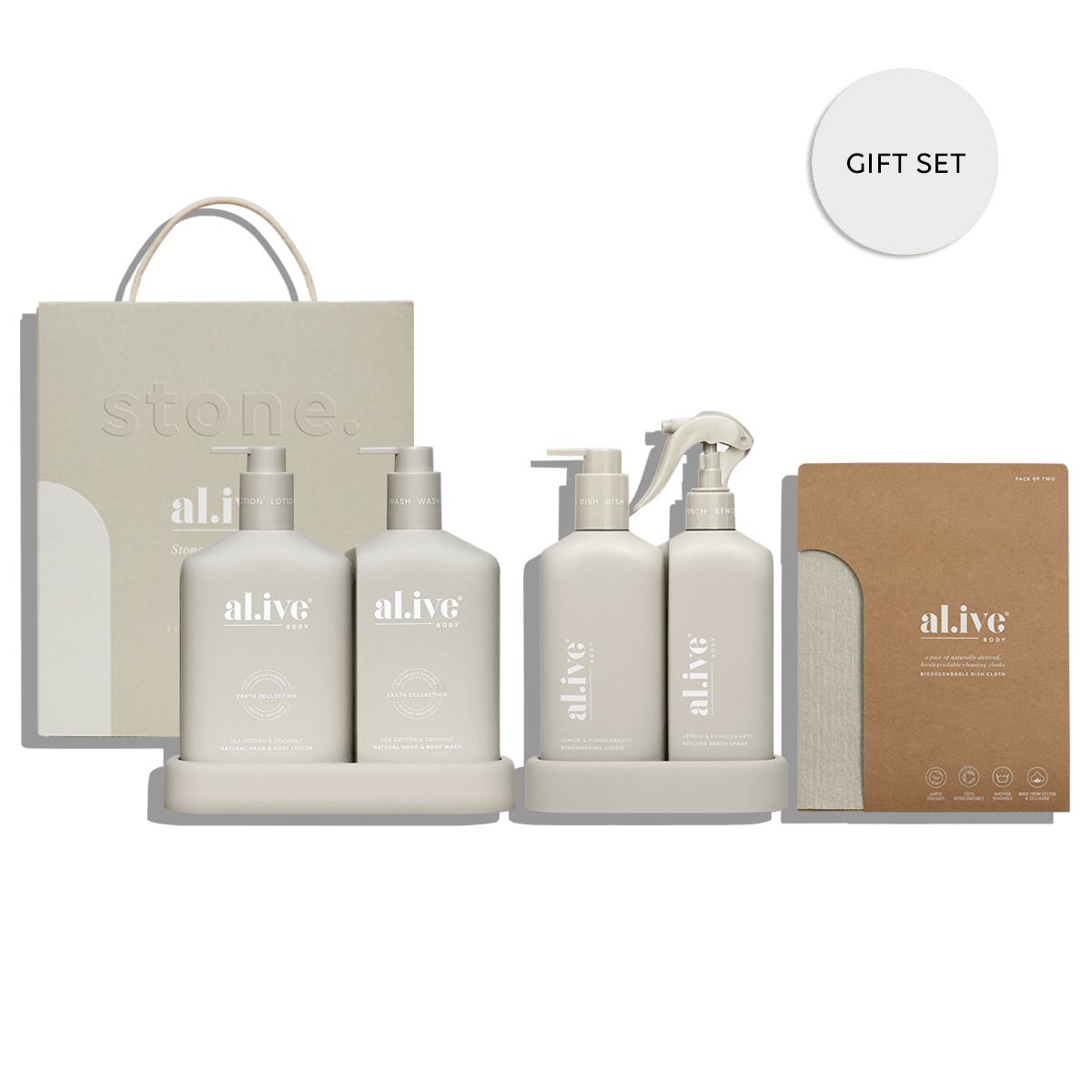 STONE DUO GIFT SET - al.ive body