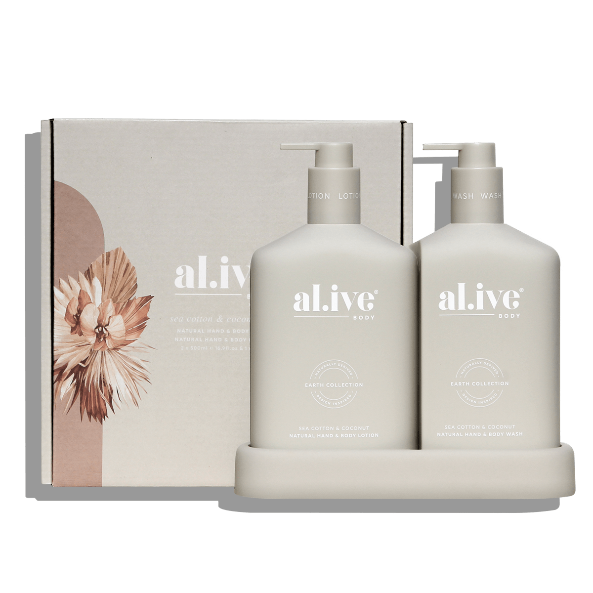 WASH & LOTION DUO - SEA COTTON & COCONUT - al.ive body