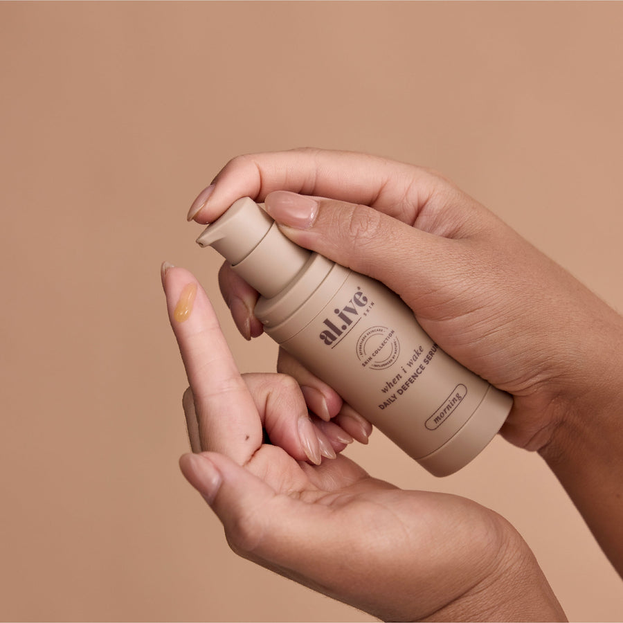WHEN I WAKE, DAILY DEFENCE SERUM - al.ive body