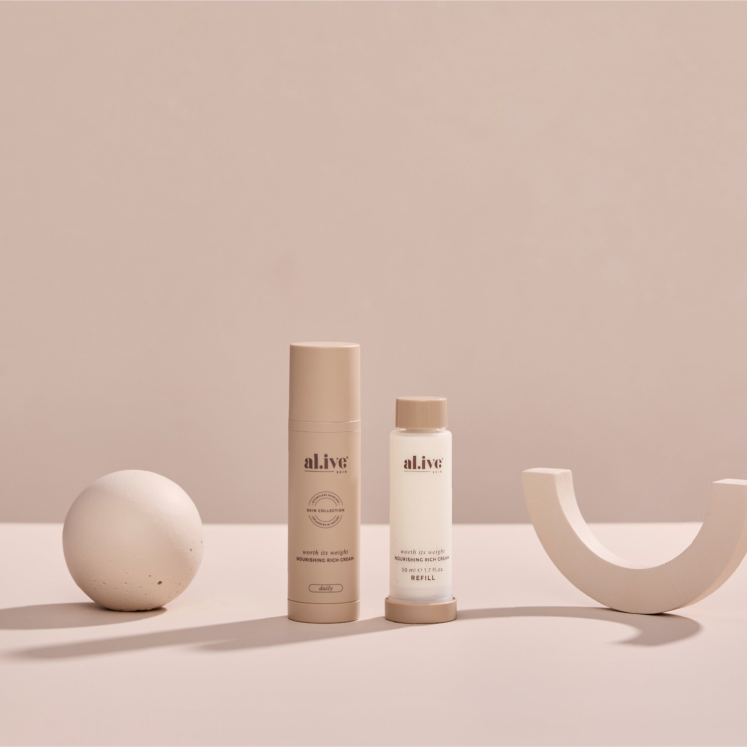 WORTH IT'S WEIGHT, NOURISHING RICH CREAM REFILL - al.ive body