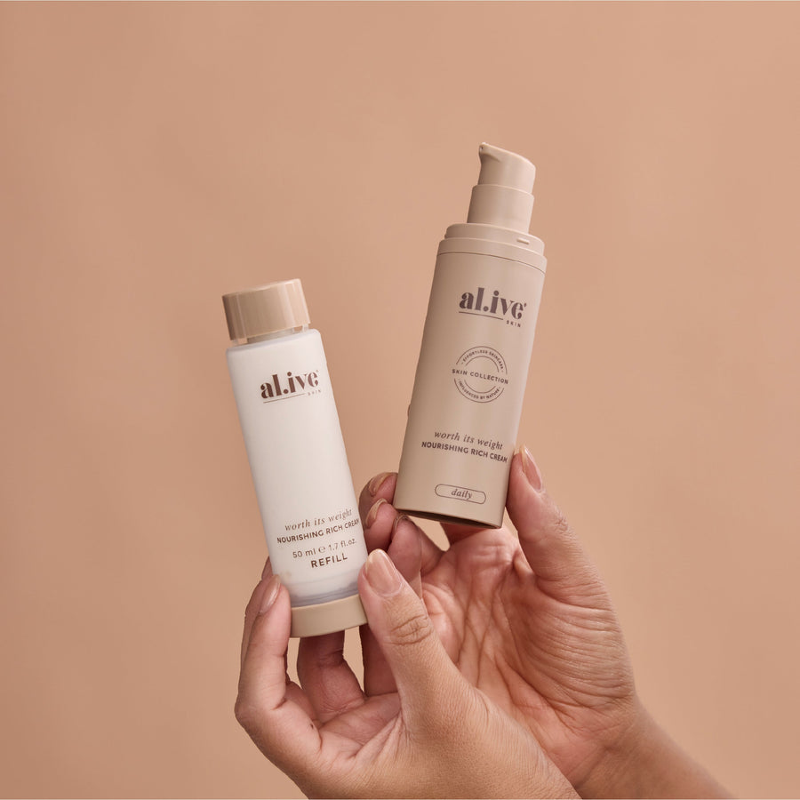 WORTH IT'S WEIGHT, NOURISHING RICH CREAM REFILL - al.ive body