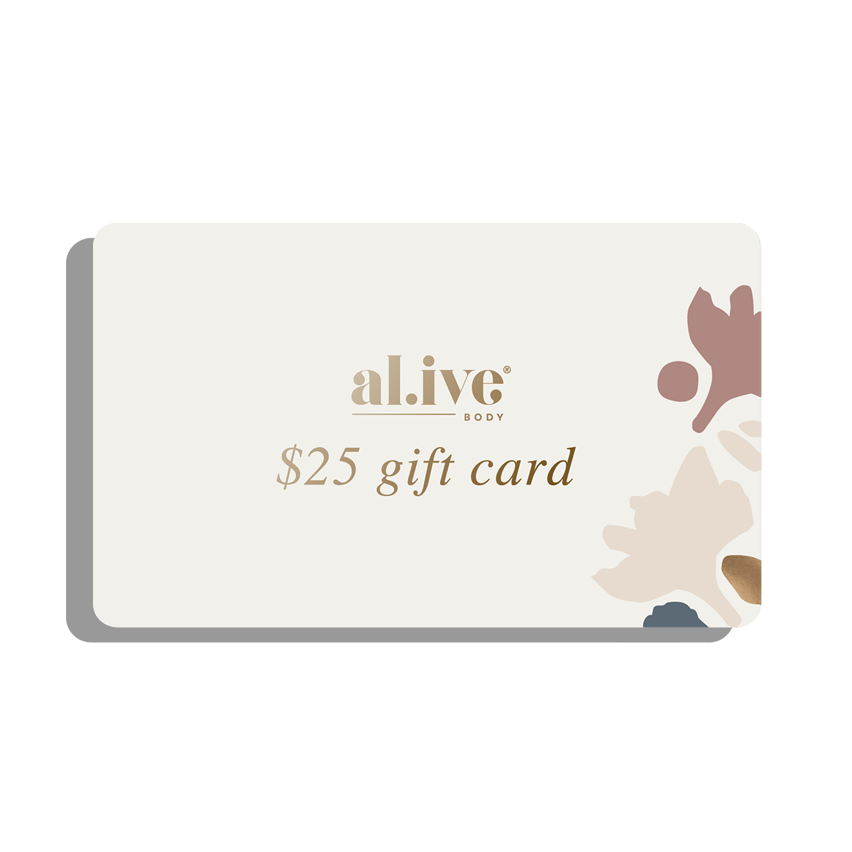 $25 HOLIDAY GIFT CARD - al.ive body