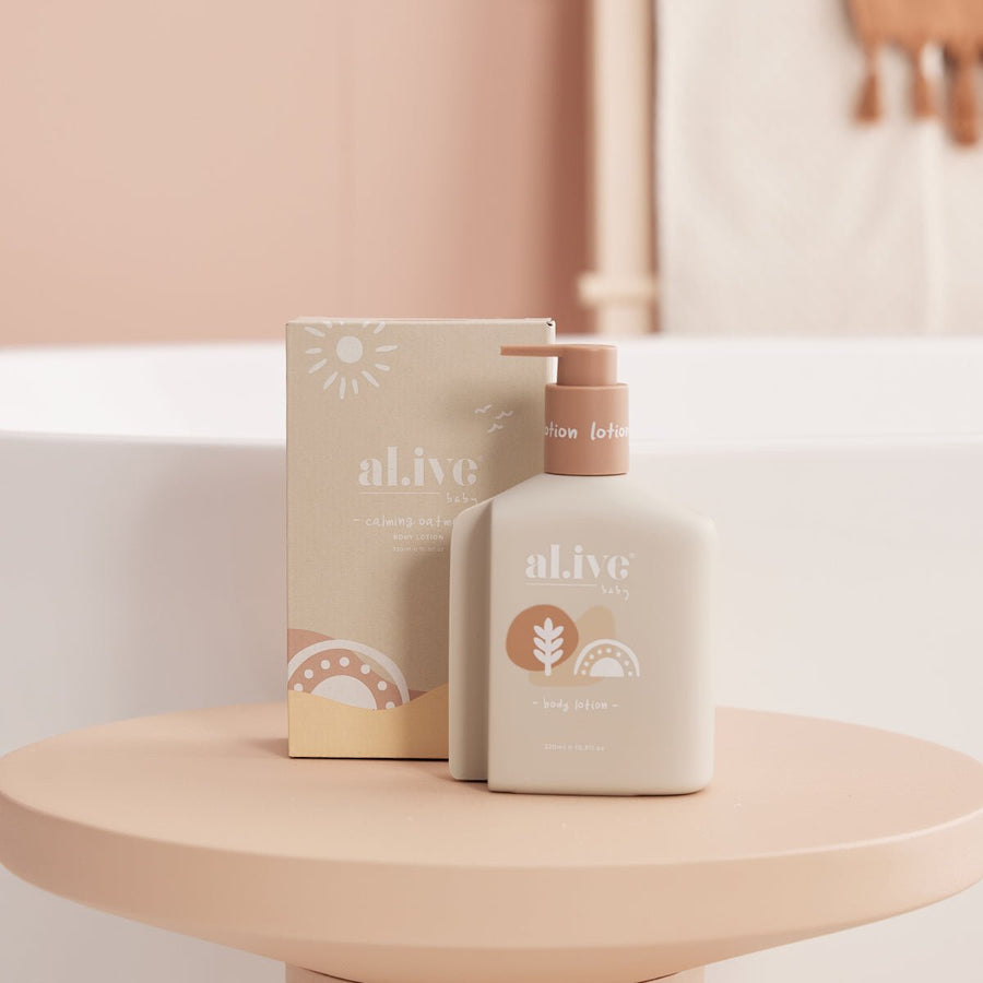 BABY BODY LOTION - CALMING OATMEAL - al.ive body