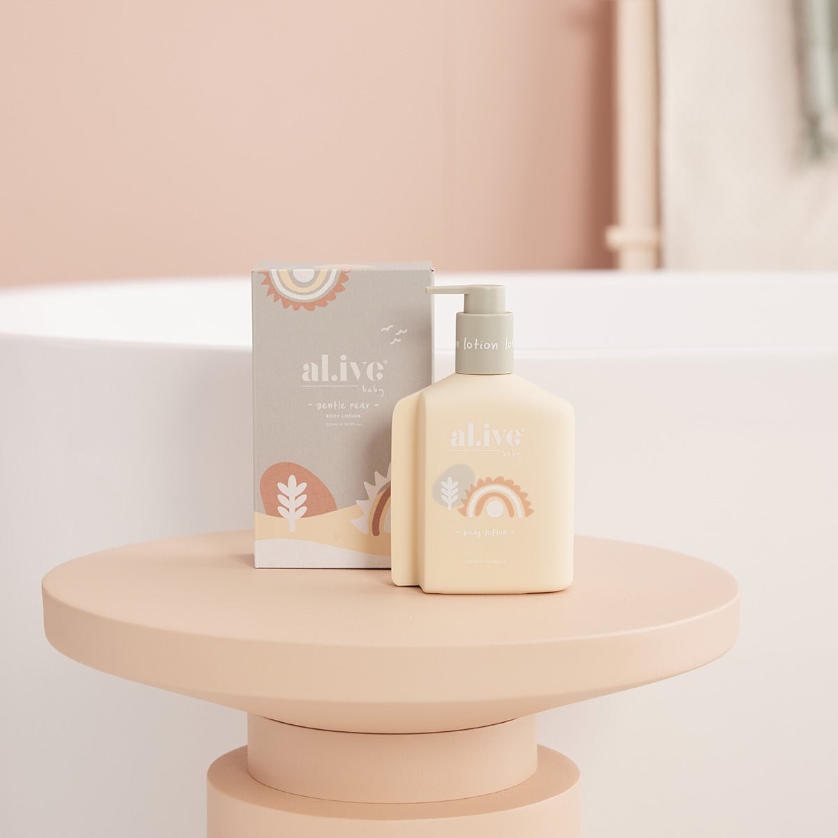 BABY BODY LOTION - GENTLE PEAR - al.ive body