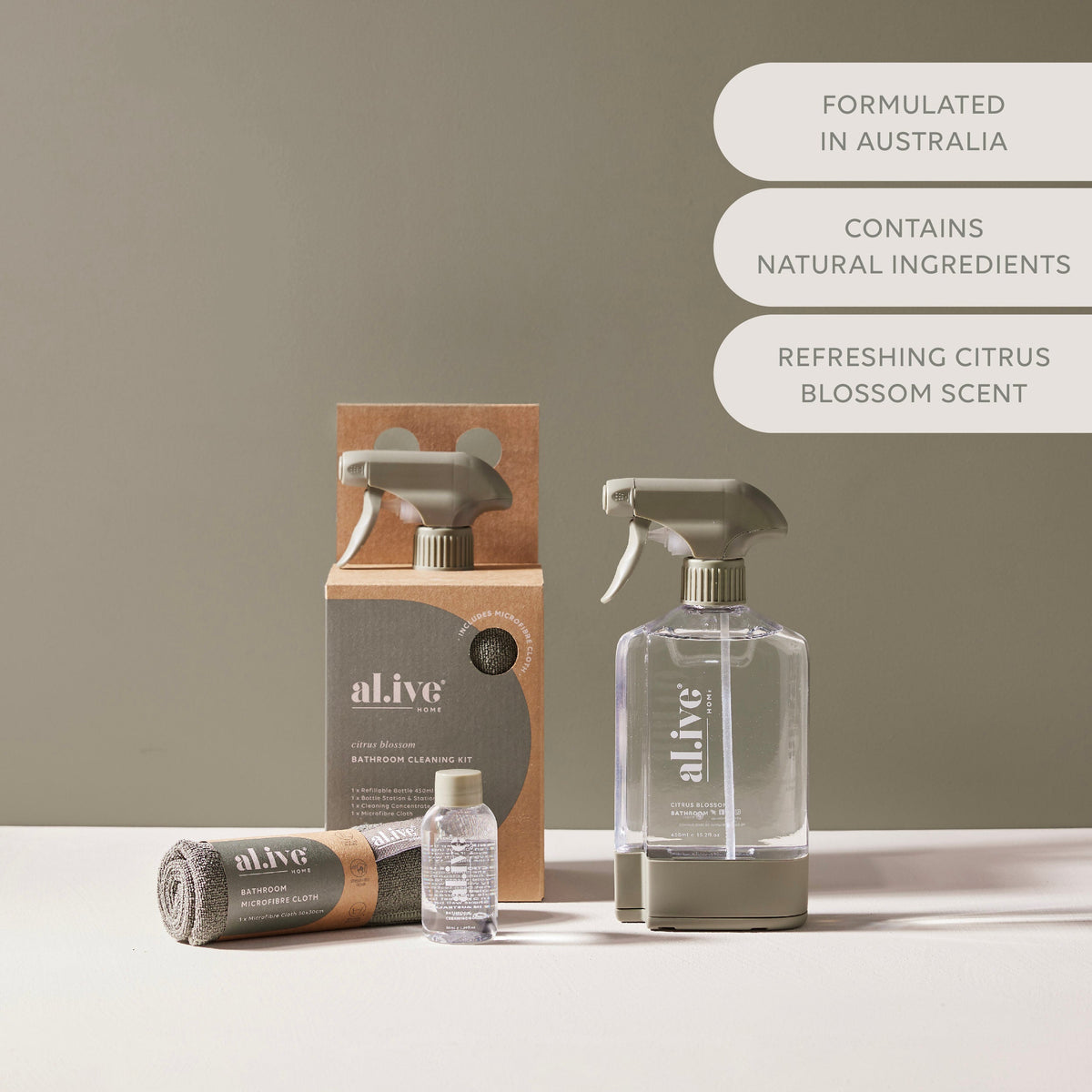 BATHROOM CLEANING KIT - al.ive body